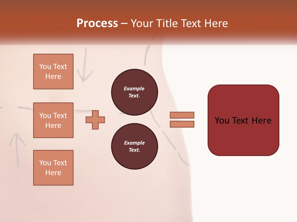 Downtown City Shape PowerPoint Template