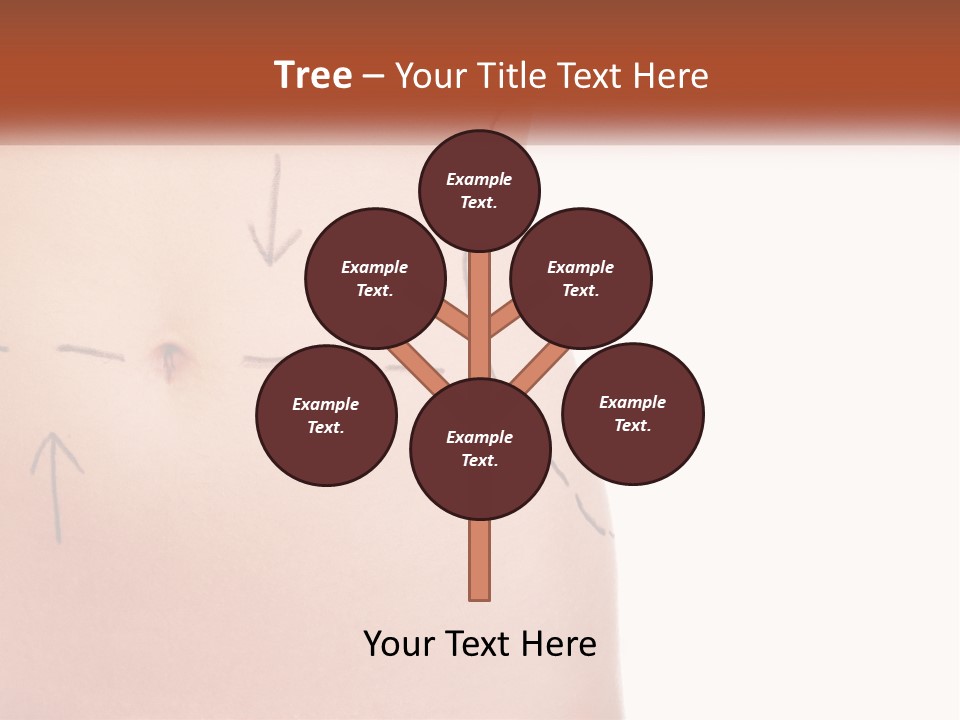 Downtown City Shape PowerPoint Template