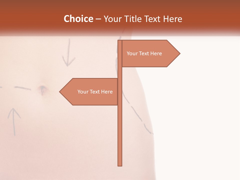 Downtown City Shape PowerPoint Template