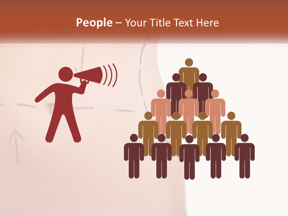 Downtown City Shape PowerPoint Template