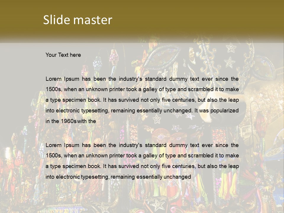 Town Light Globe PowerPoint Template