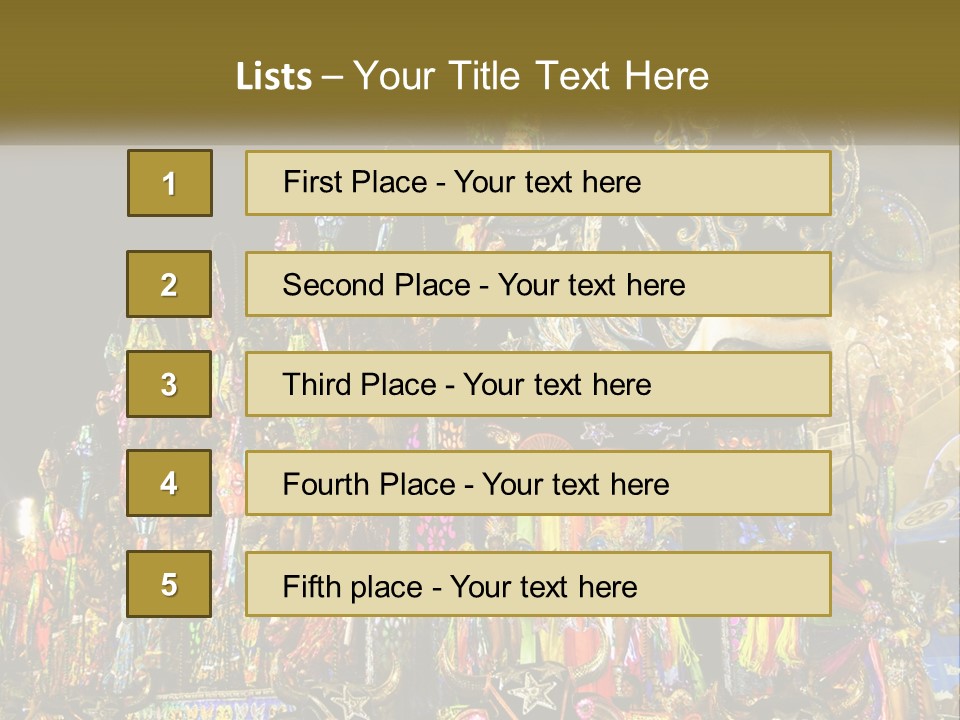 Town Light Globe PowerPoint Template