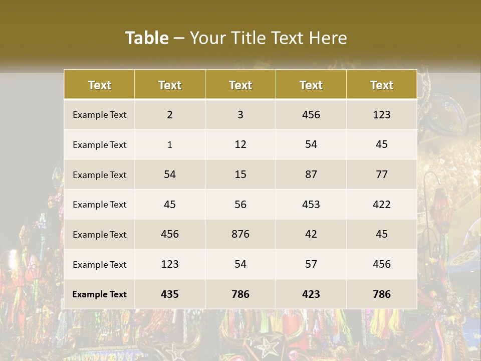 Town Light Globe PowerPoint Template