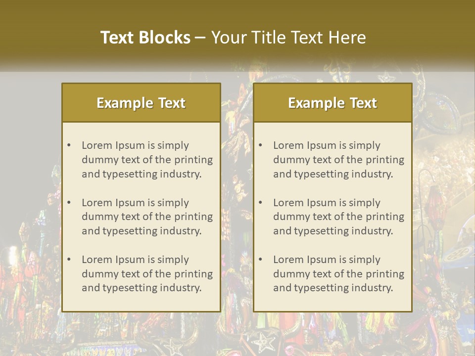 Town Light Globe PowerPoint Template