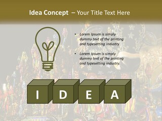 Town Light Globe PowerPoint Template