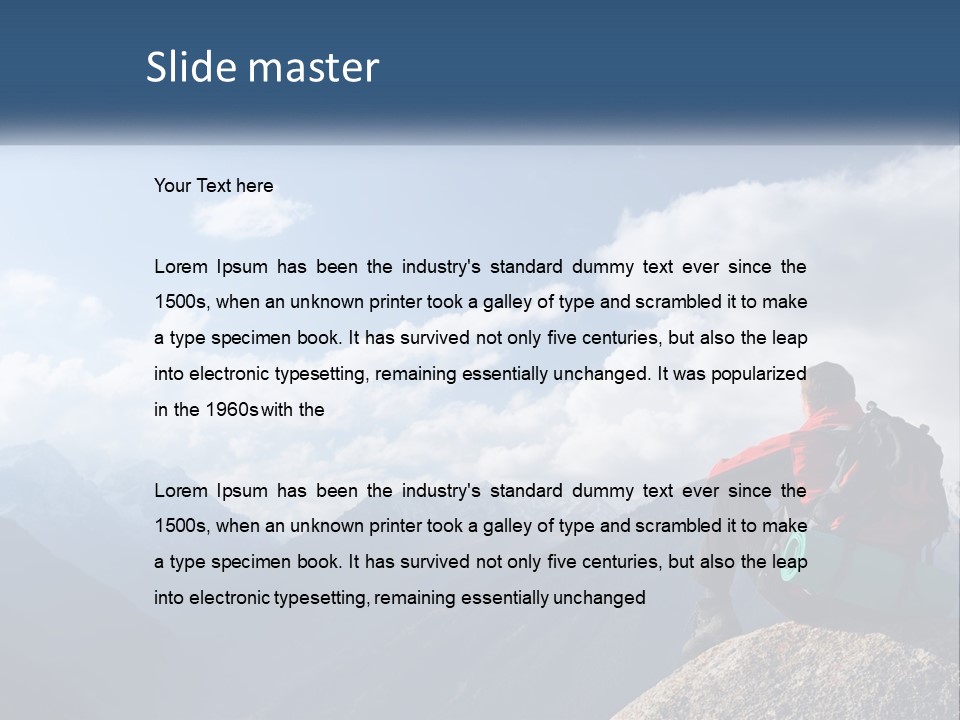 Abstract Cityscape Big PowerPoint Template