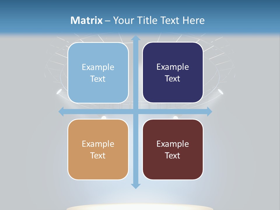 Render City Sphere PowerPoint Template