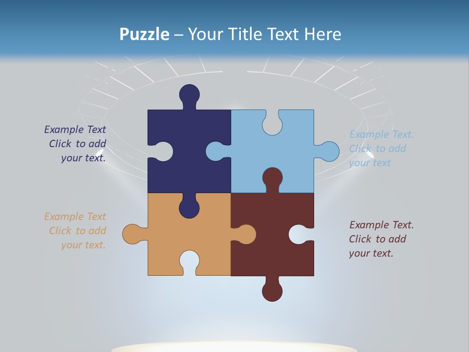 Render City Sphere PowerPoint Template