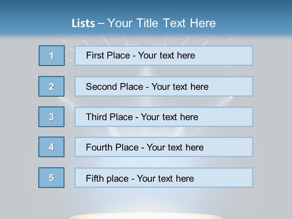 Render City Sphere PowerPoint Template