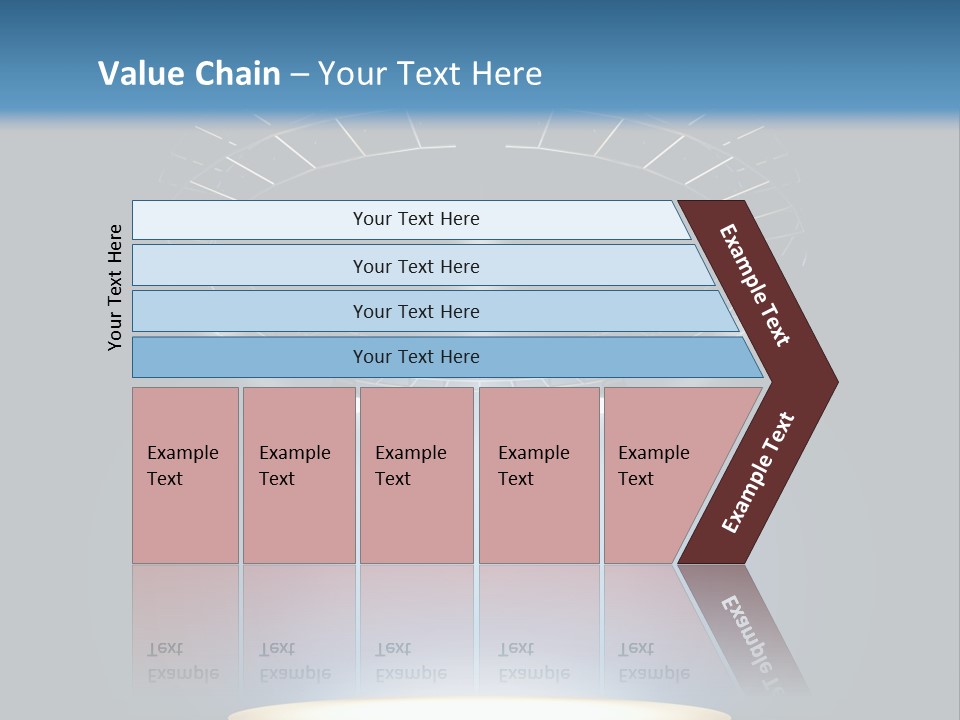 Render City Sphere PowerPoint Template