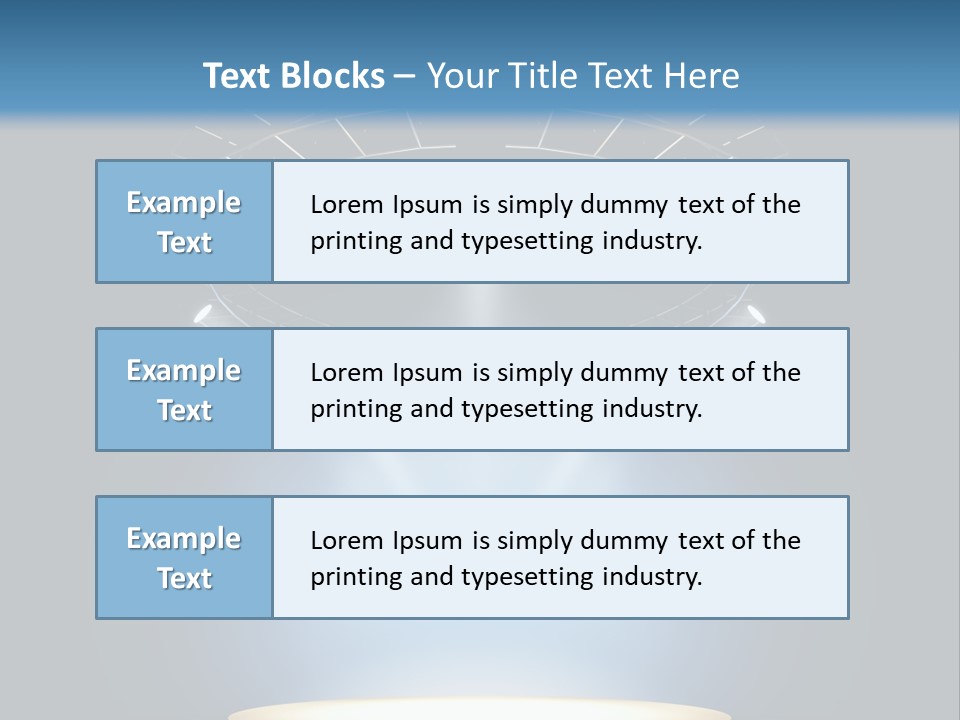 Render City Sphere PowerPoint Template
