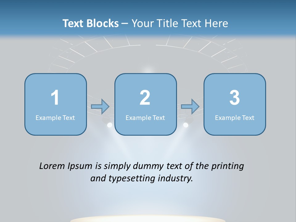 Render City Sphere PowerPoint Template