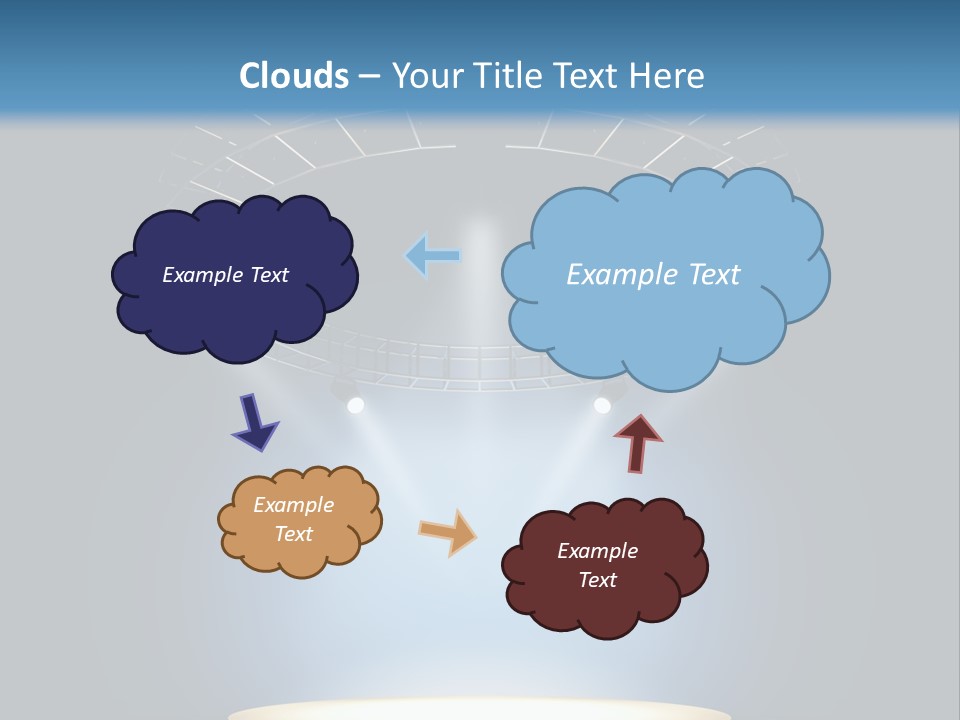 Render City Sphere PowerPoint Template