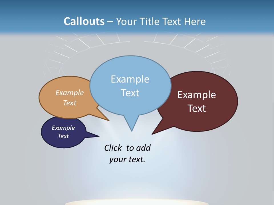 Render City Sphere PowerPoint Template