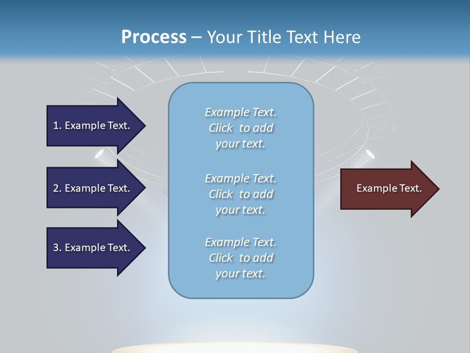 Render City Sphere PowerPoint Template