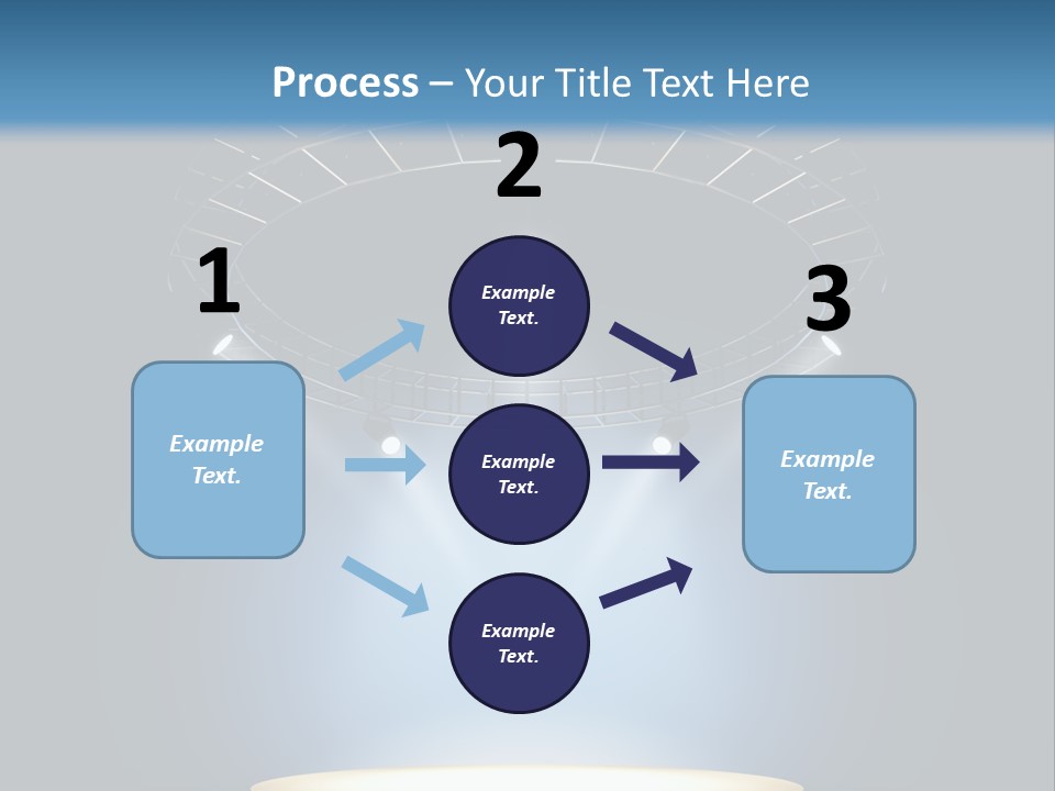 Render City Sphere PowerPoint Template