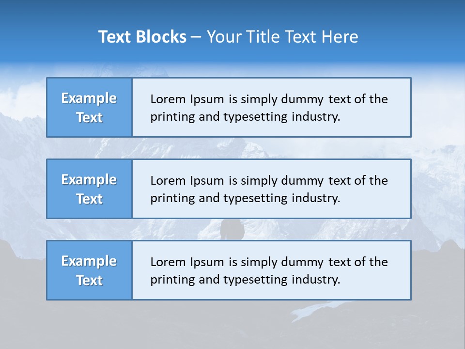 Big Metropolis Town PowerPoint Template