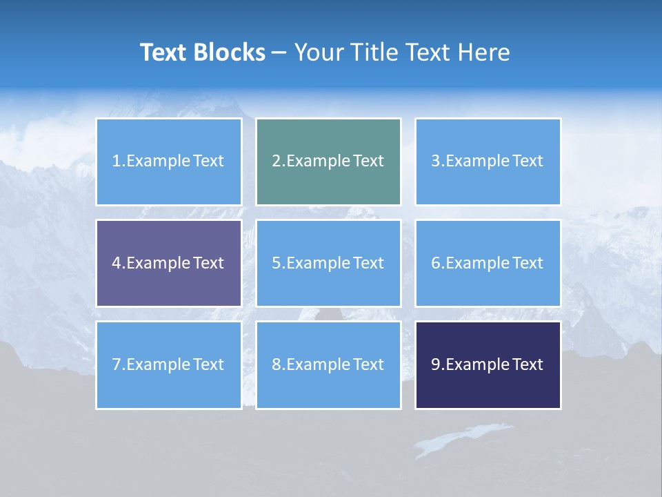 Big Metropolis Town PowerPoint Template