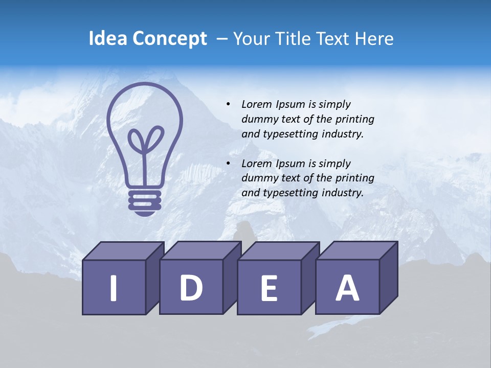 Big Metropolis Town PowerPoint Template