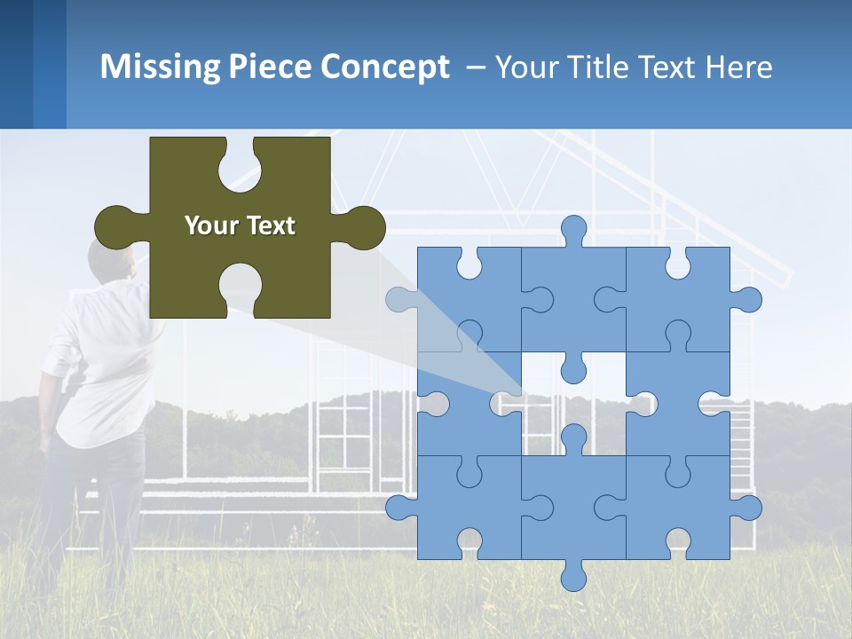 Cube Downtown Graphic PowerPoint Template