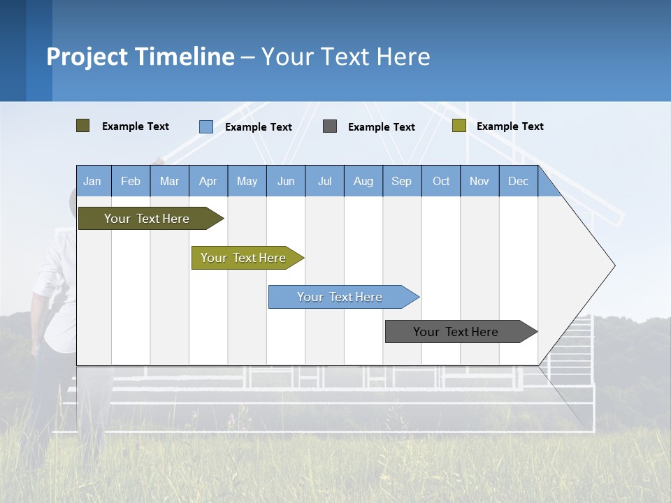 Cube Downtown Graphic PowerPoint Template