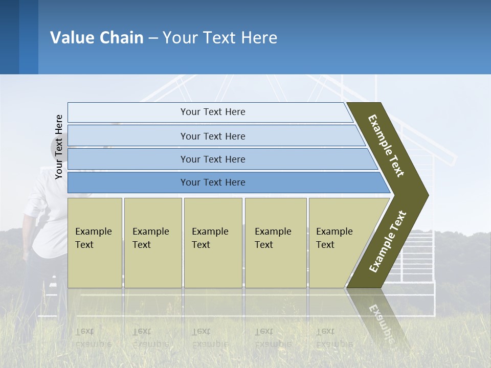 Cube Downtown Graphic PowerPoint Template