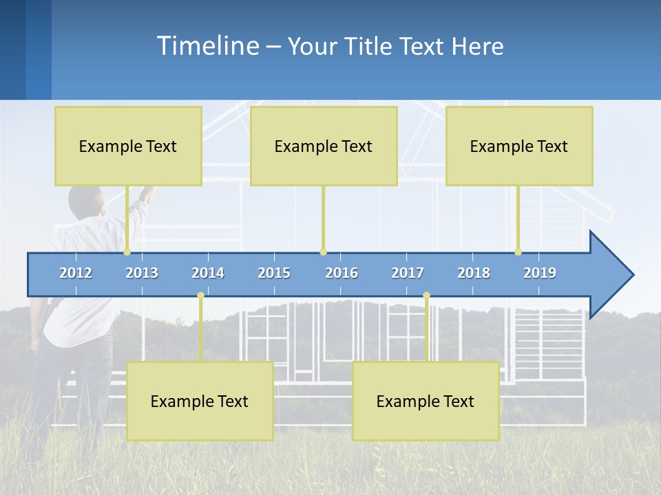 Cube Downtown Graphic PowerPoint Template