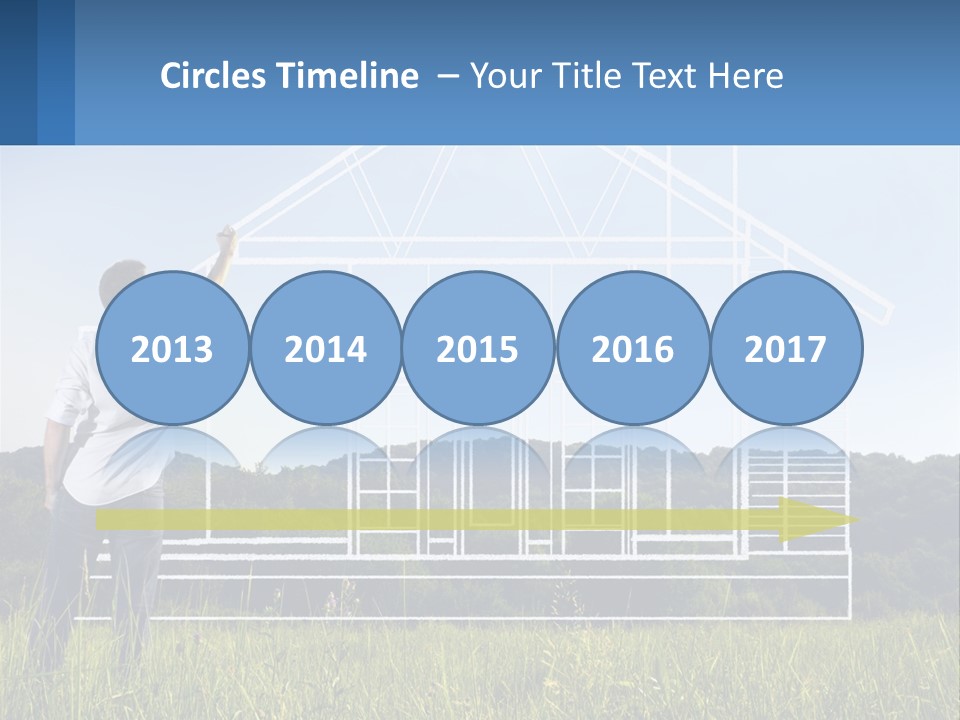 Cube Downtown Graphic PowerPoint Template