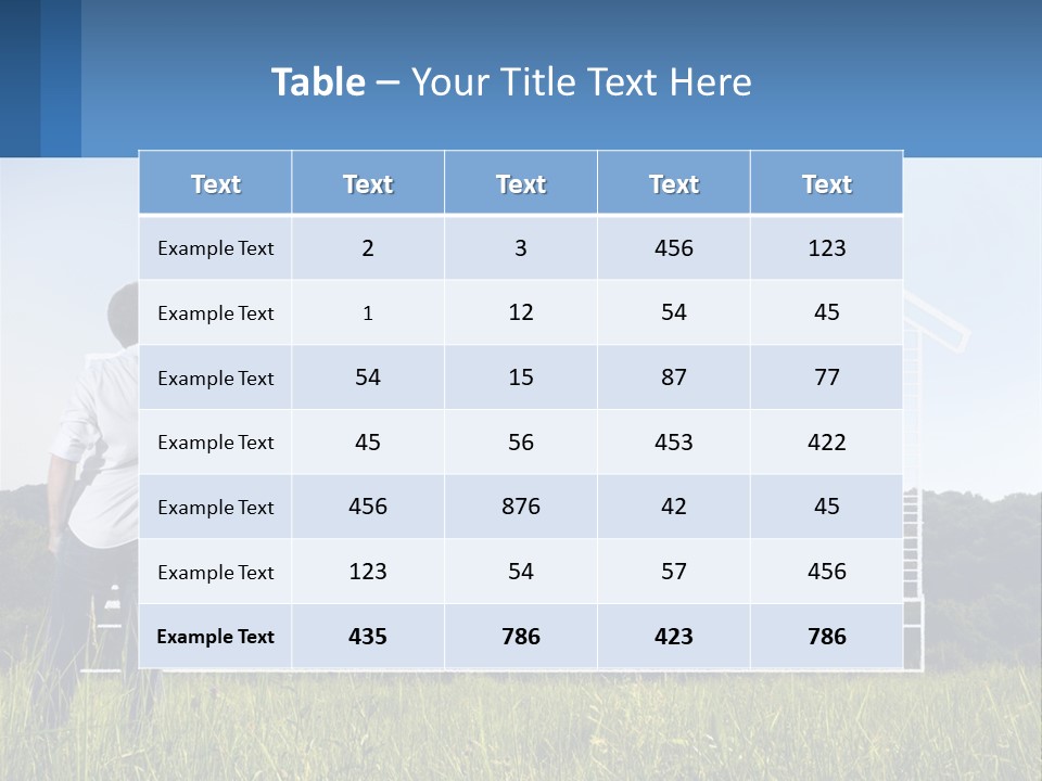 Cube Downtown Graphic PowerPoint Template