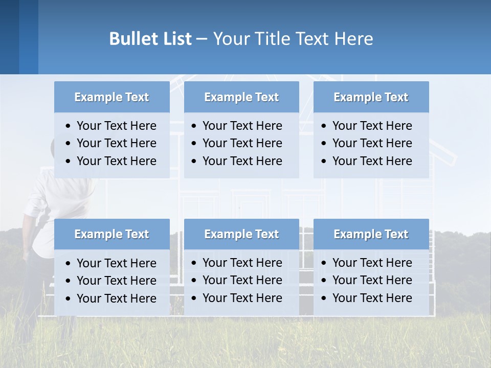 Cube Downtown Graphic PowerPoint Template