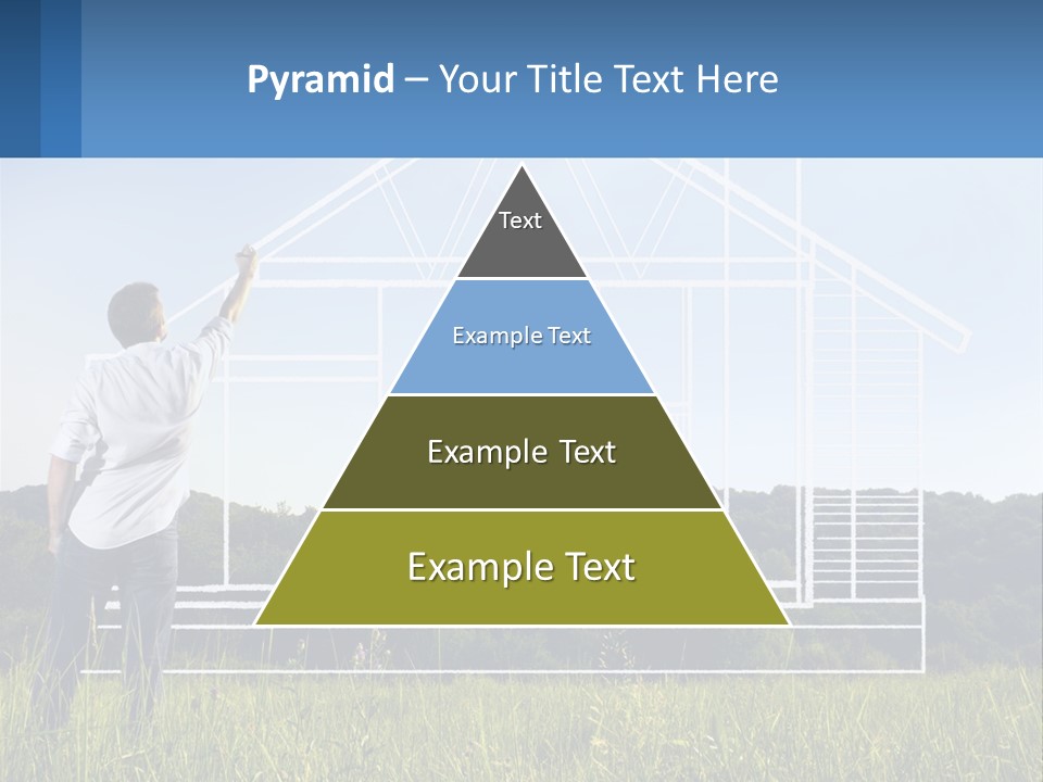 Cube Downtown Graphic PowerPoint Template