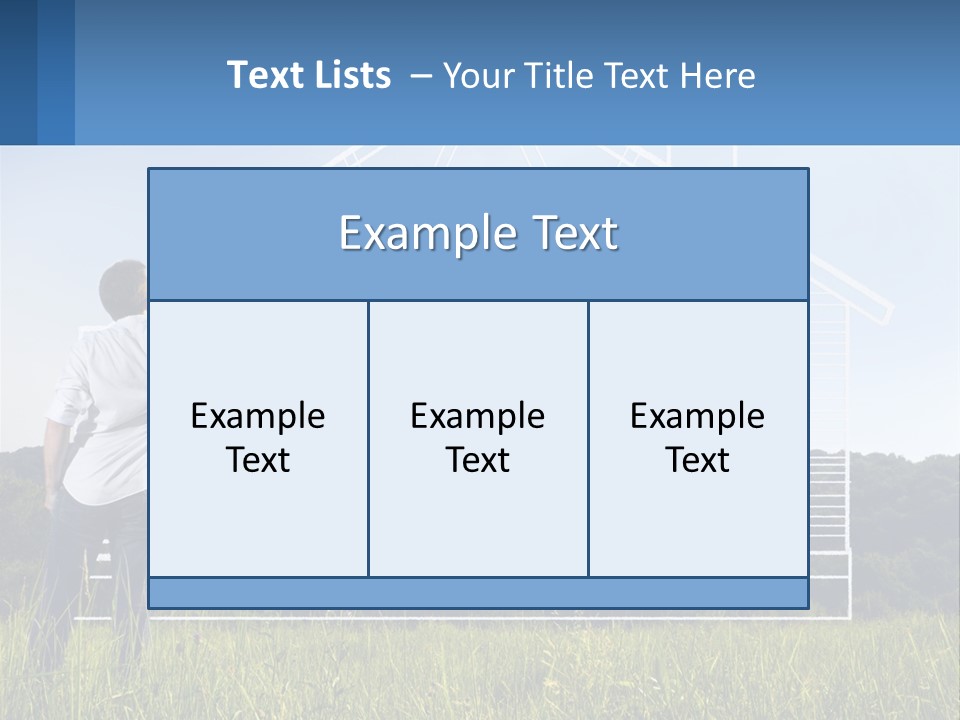 Cube Downtown Graphic PowerPoint Template