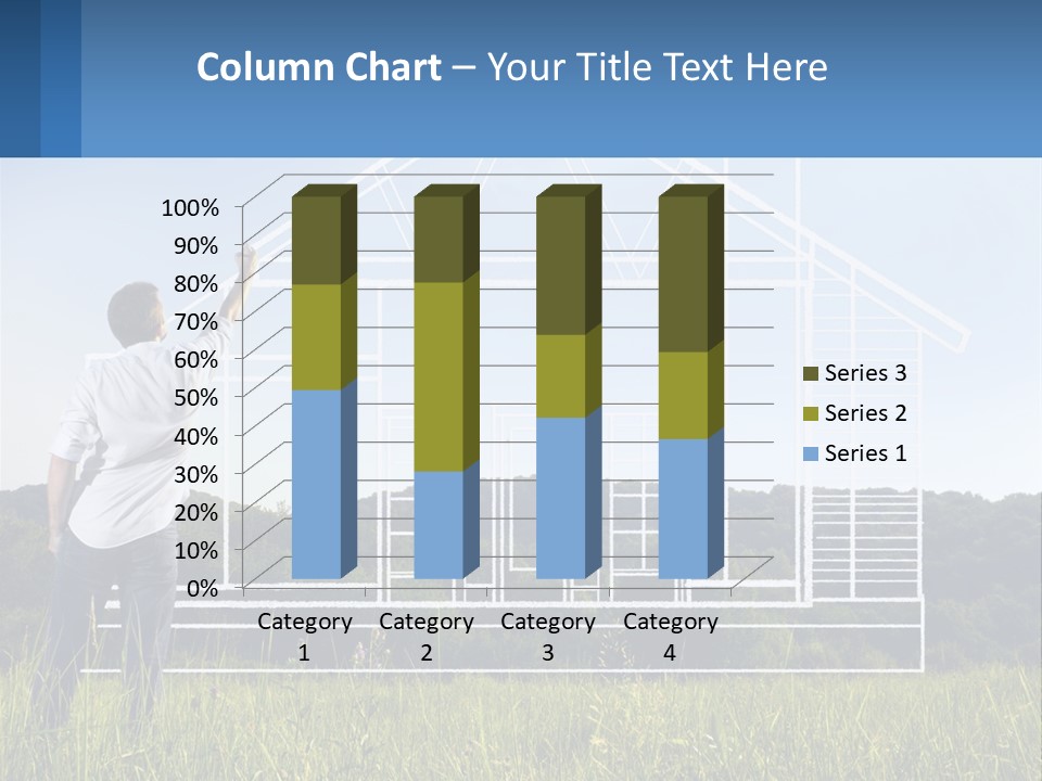 Cube Downtown Graphic PowerPoint Template