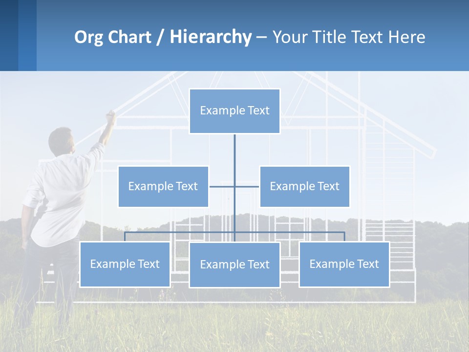 Cube Downtown Graphic PowerPoint Template