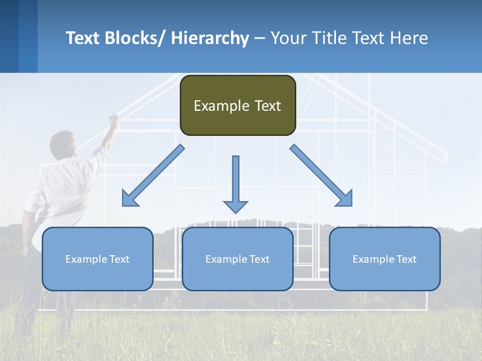 Cube Downtown Graphic PowerPoint Template