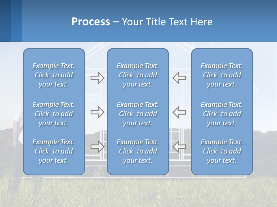 Cube Downtown Graphic PowerPoint Template