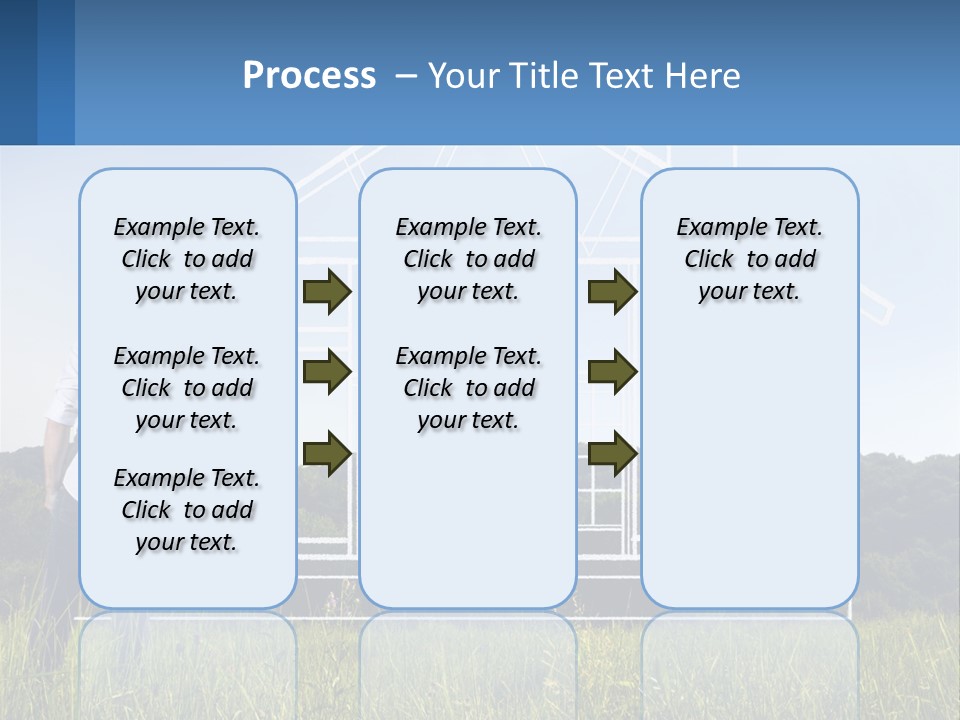 Cube Downtown Graphic PowerPoint Template