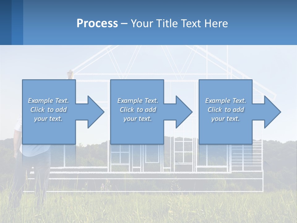 Cube Downtown Graphic PowerPoint Template