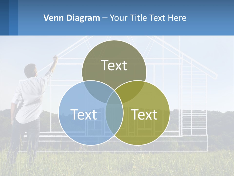 Cube Downtown Graphic PowerPoint Template