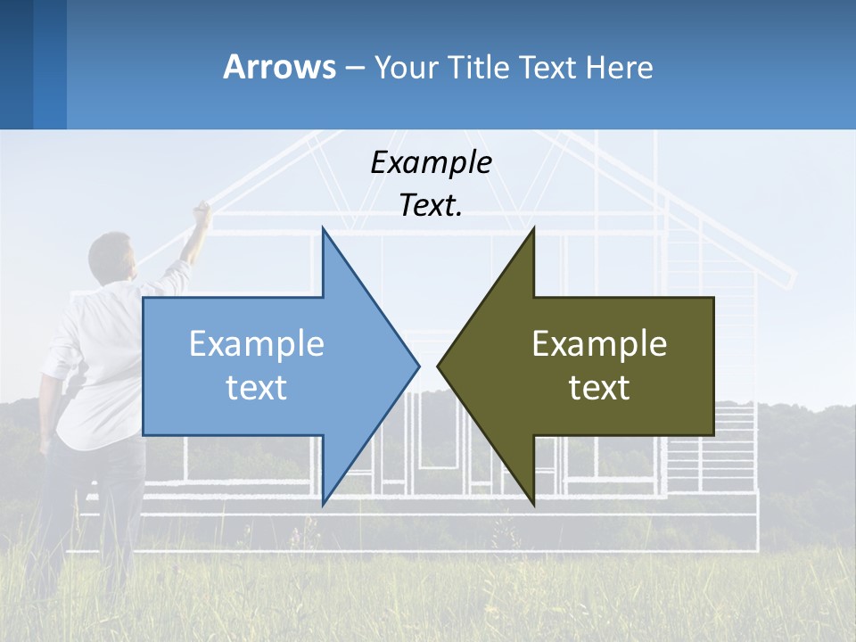 Cube Downtown Graphic PowerPoint Template