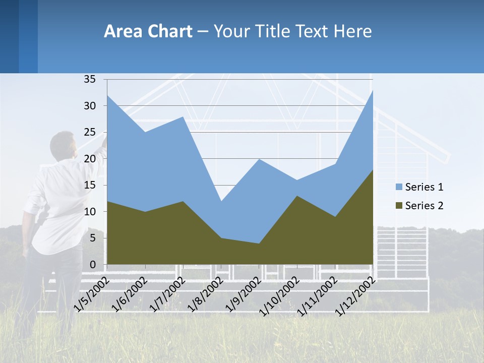 Cube Downtown Graphic PowerPoint Template