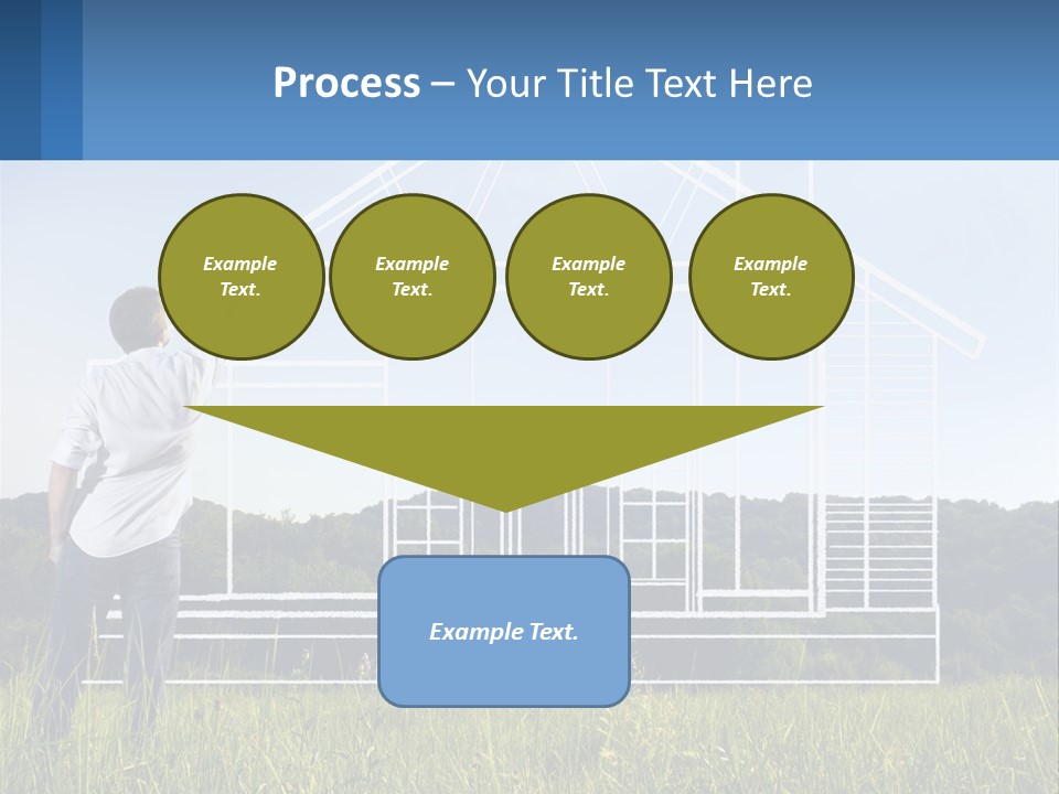 Cube Downtown Graphic PowerPoint Template