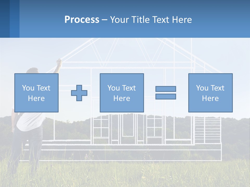 Cube Downtown Graphic PowerPoint Template