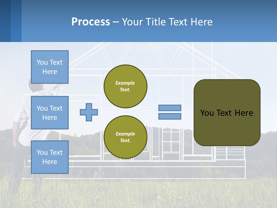 Cube Downtown Graphic PowerPoint Template