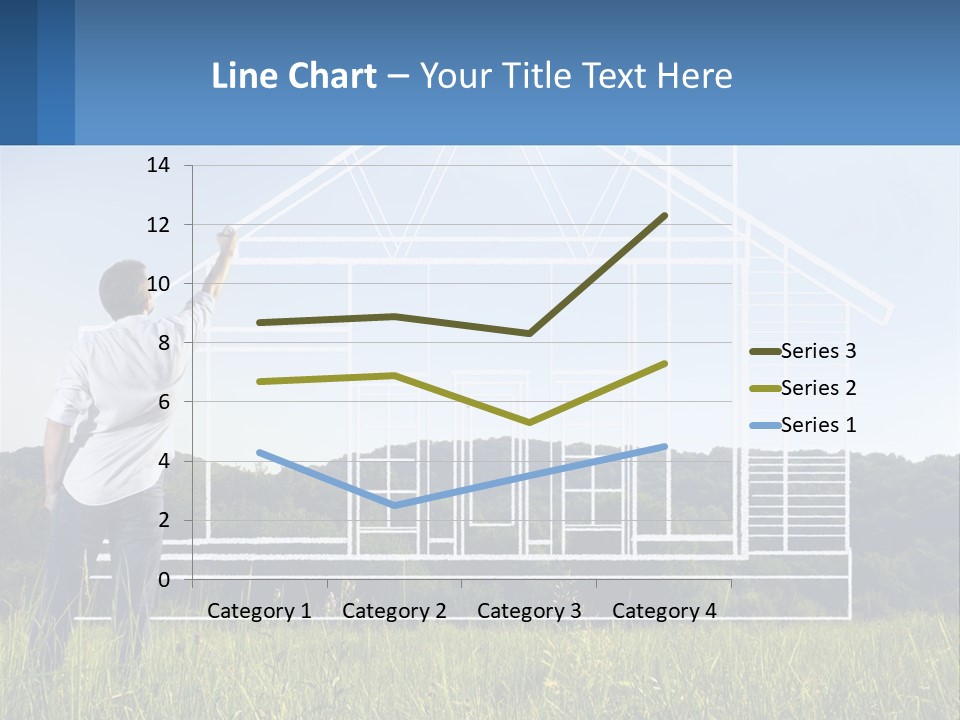 Cube Downtown Graphic PowerPoint Template