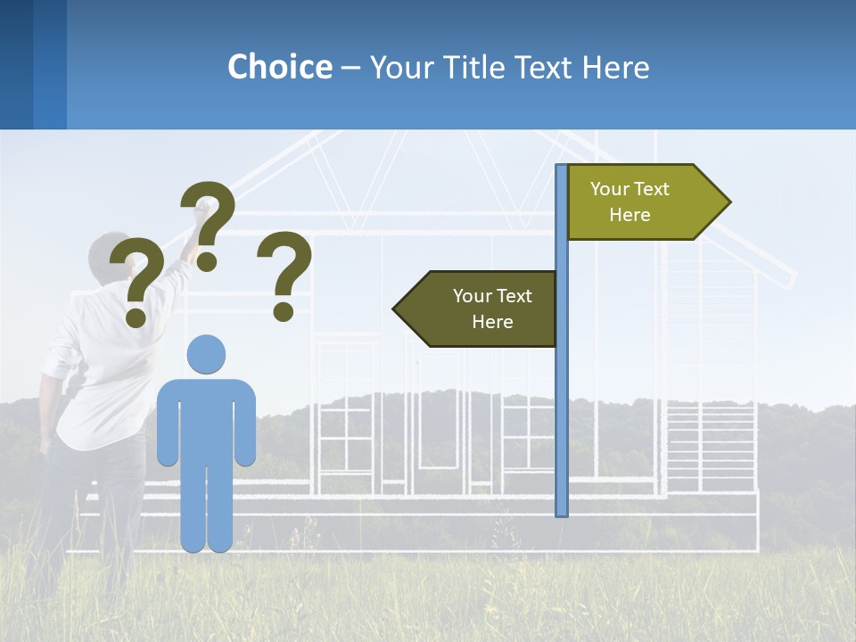 Cube Downtown Graphic PowerPoint Template