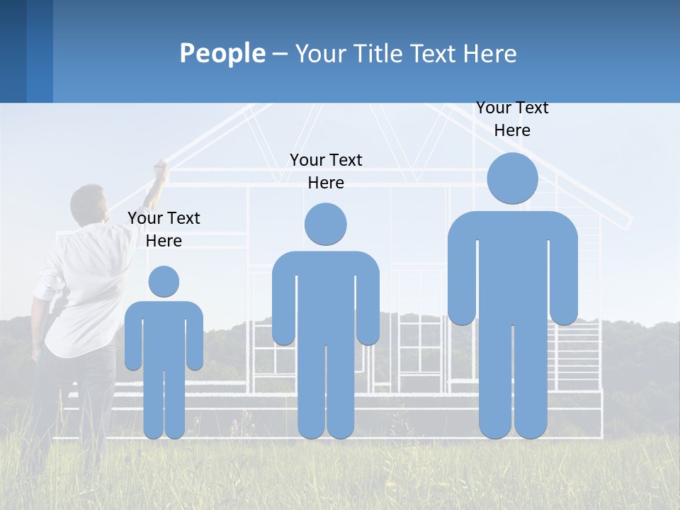 Cube Downtown Graphic PowerPoint Template