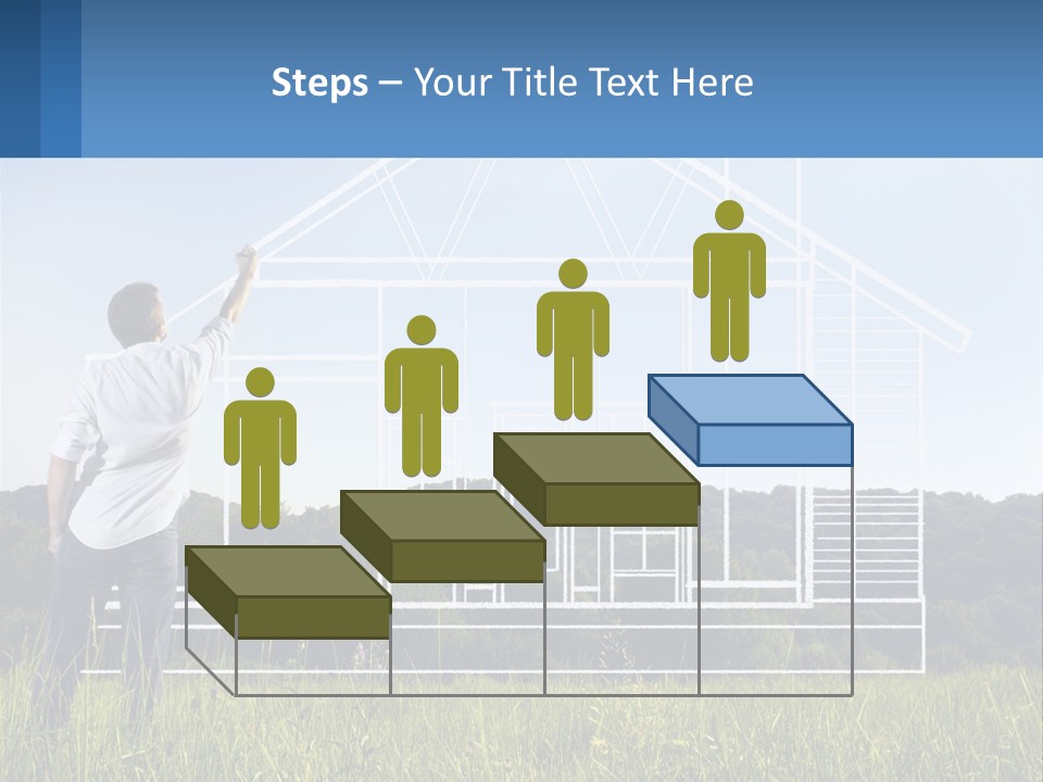 Cube Downtown Graphic PowerPoint Template