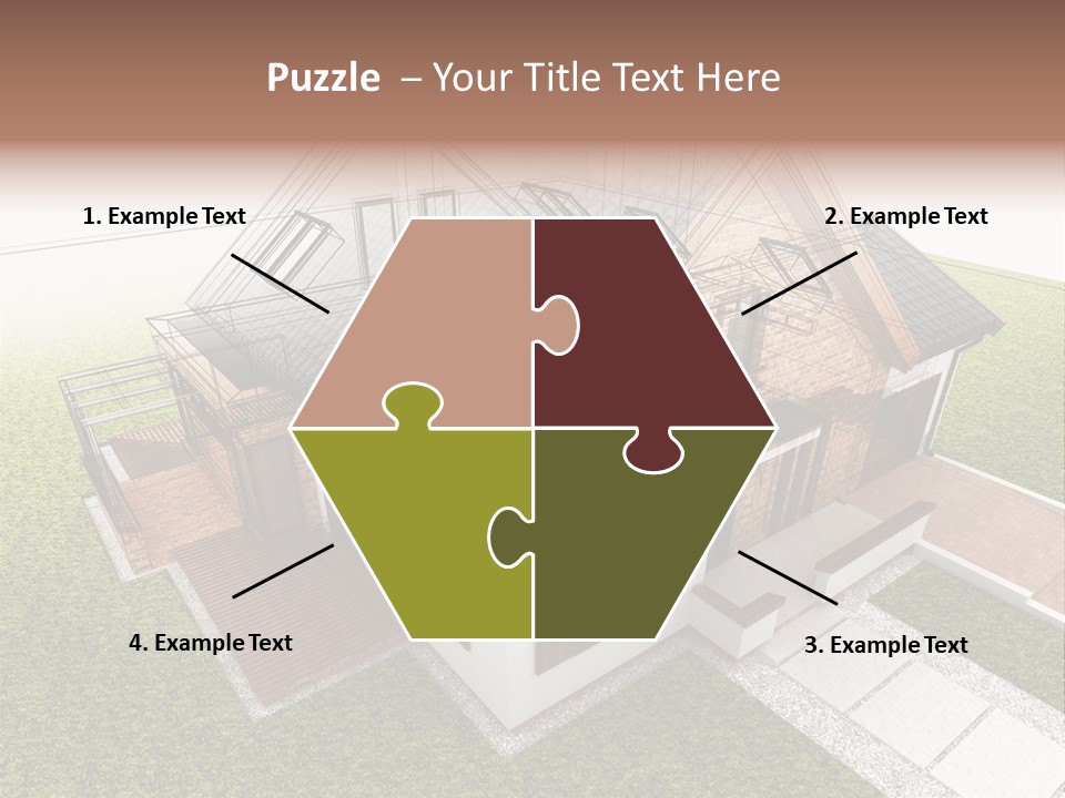 Abstract Construction Grey PowerPoint Template