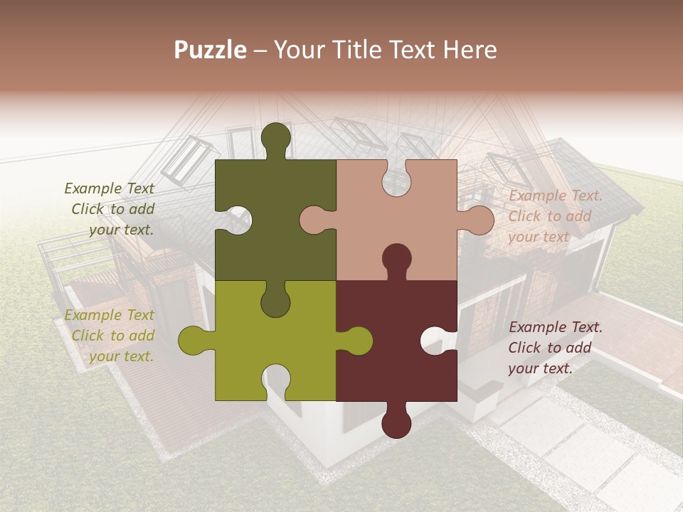 Abstract Construction Grey PowerPoint Template